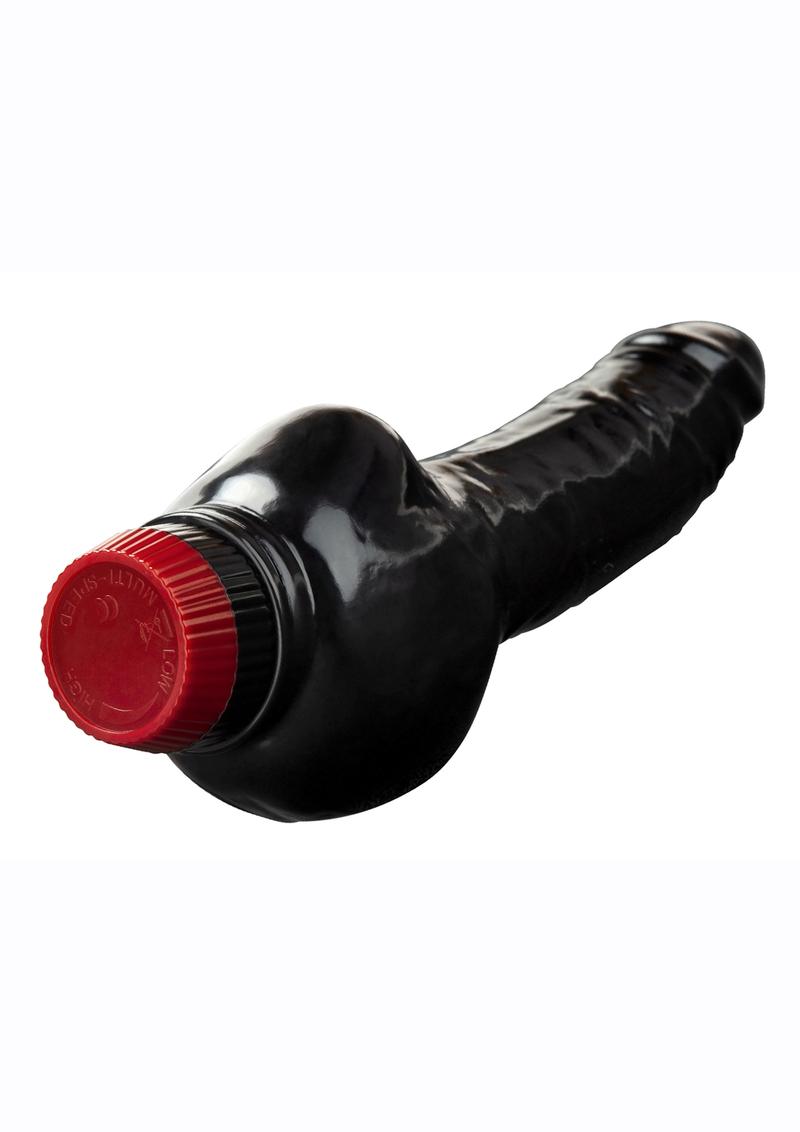 C and B Gear Vibrating Anal Dildo - Black - 5in