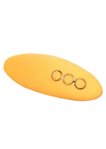 California Dreaming Hollywood Hottie Rechargeable Silicone Compact Vibrator - Orange