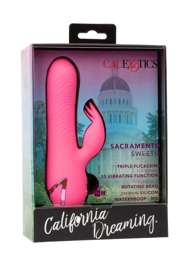 California Dreaming Sacramento Sweetie Rechargeable Silicone Dual Vibrator