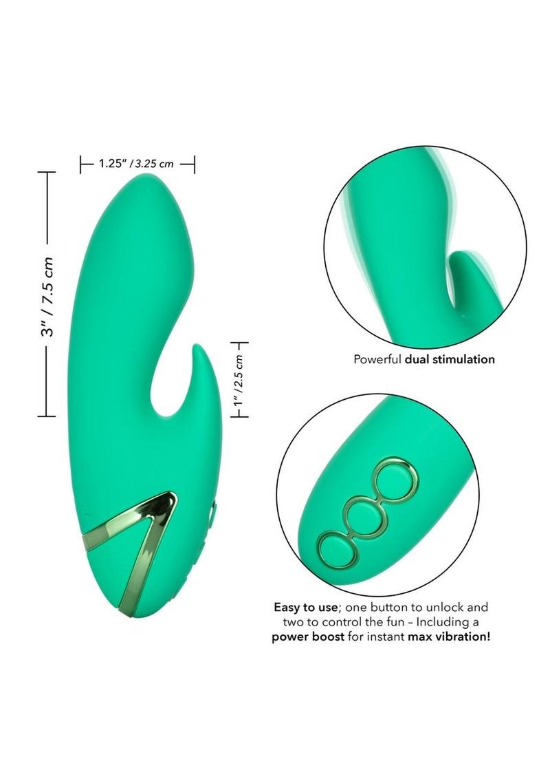 California Dreaming Sierra Sensation Rechargeable Silicone Compact Vibrator