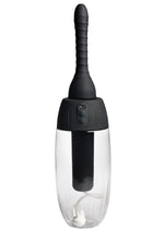 Cleanstream XL Spinning Automatic Enema Bulb - Black/Clear