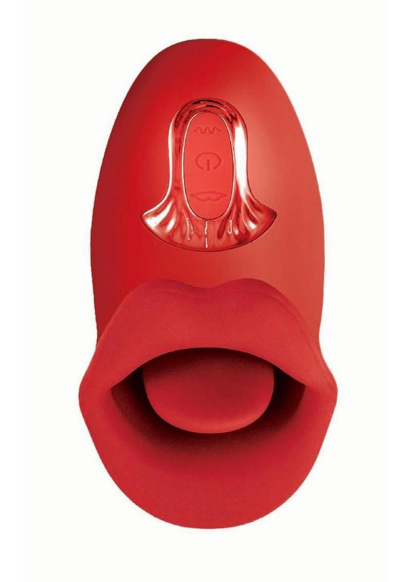 Clit-Tastic Tongue Licking Lover Rechargeable Silicone Stimulator