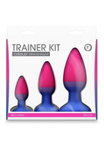 Colours Trainer Silicone Anal Plug Kit - Assorted Colors