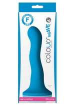 Colours Wave Silicone Dildo - Blue/White - 6in