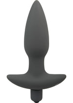 Corked 2 Silicone Anal Plug - Charcoal/Grey - Medium