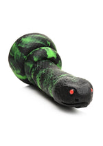 Creature Cocks Python Silicone Dildo - Black/Green/Red