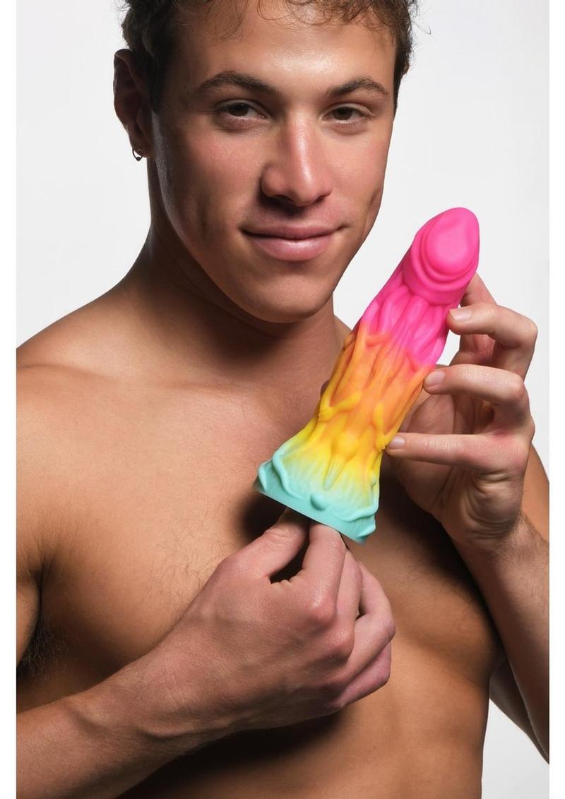 Creature Cocks Shape Shifter Alien Silicone Dildo - Multicolor