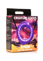 Creature Cocks Slitherine Silicone Cock Ring - Purple