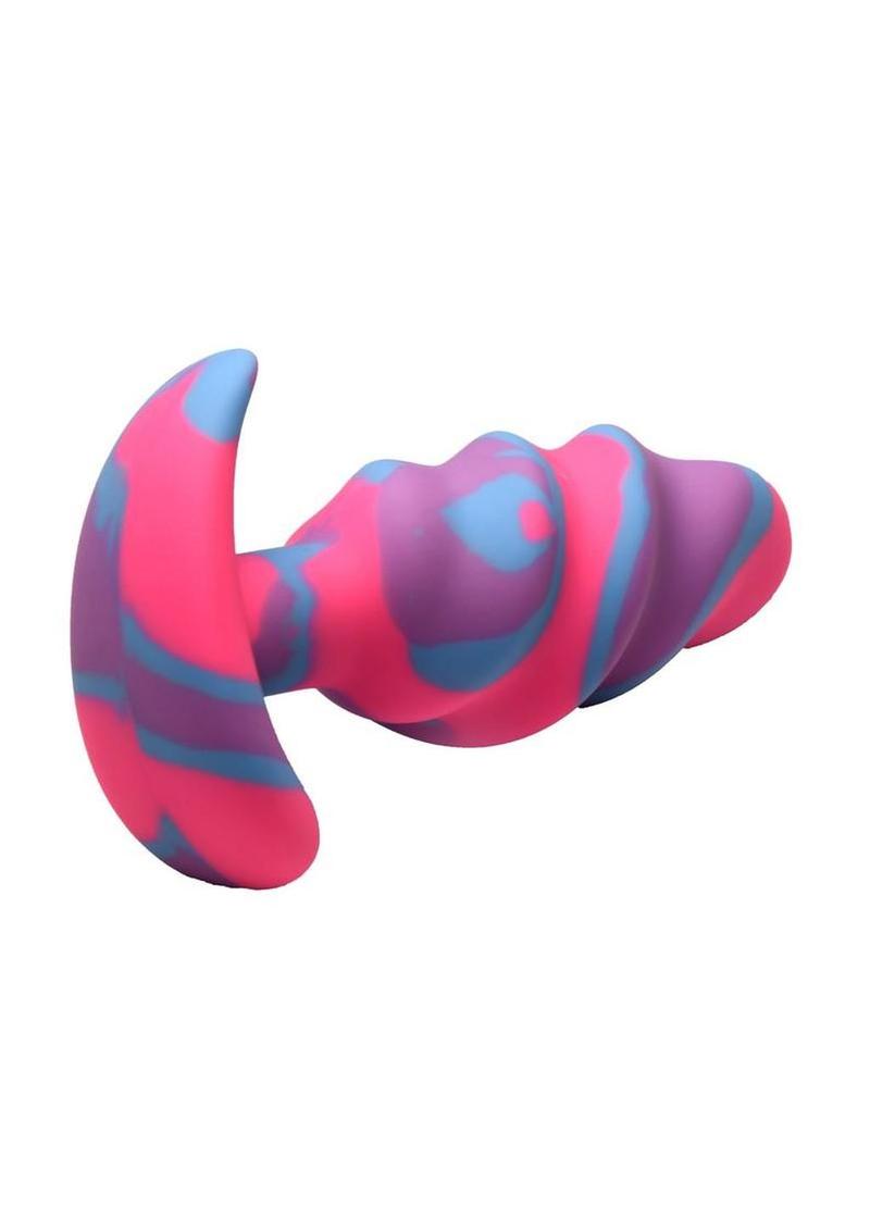 Creature Cocks Unicorn Swirl Silicone Butt Plug