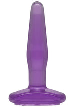 Crystal Jellies - Small Butt Plug - Purple - Small