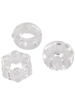 Crystal Jellies Performance Ring - Clear - 3 Piece/Set