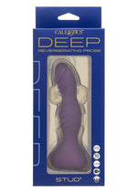 Deep Stud Rechargeable Silicone Reverberating Probe - Purple