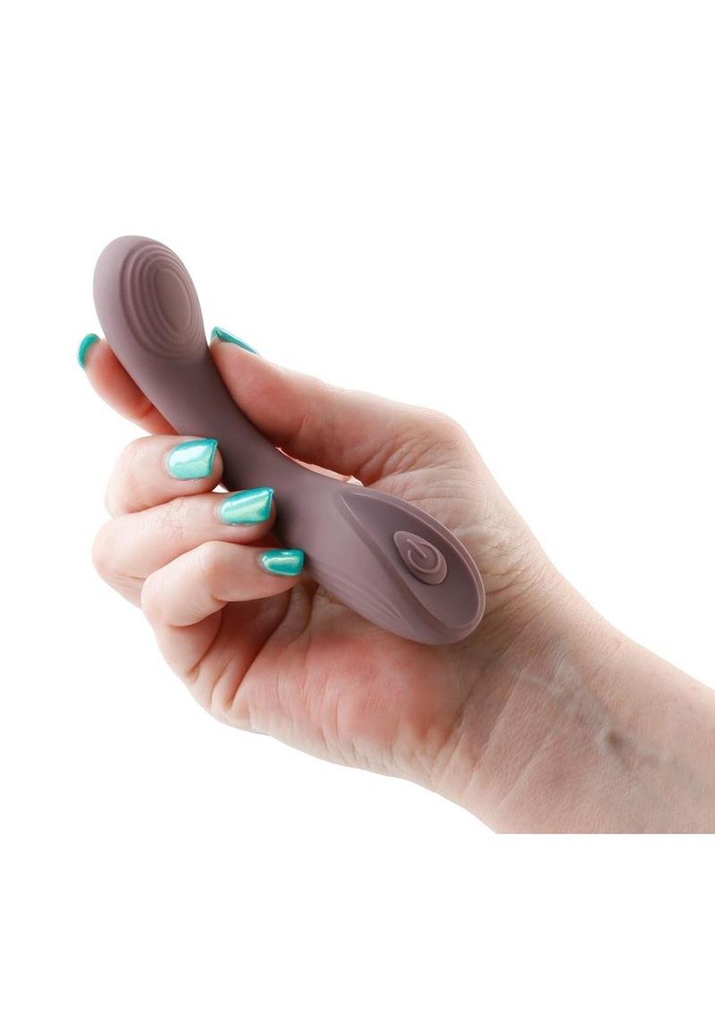 Desire Collection Pure Rechargeable Silicone Vibrator - Purple
