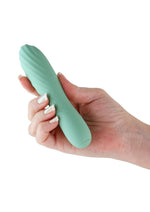 Desire Destiny Rechargeable Silicone Vibrator - Green