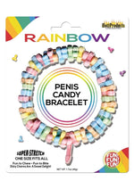 Dicky Charms Multi Flavored Penis Shaped Candy In A Super Stretch Bracelet - Multicolor