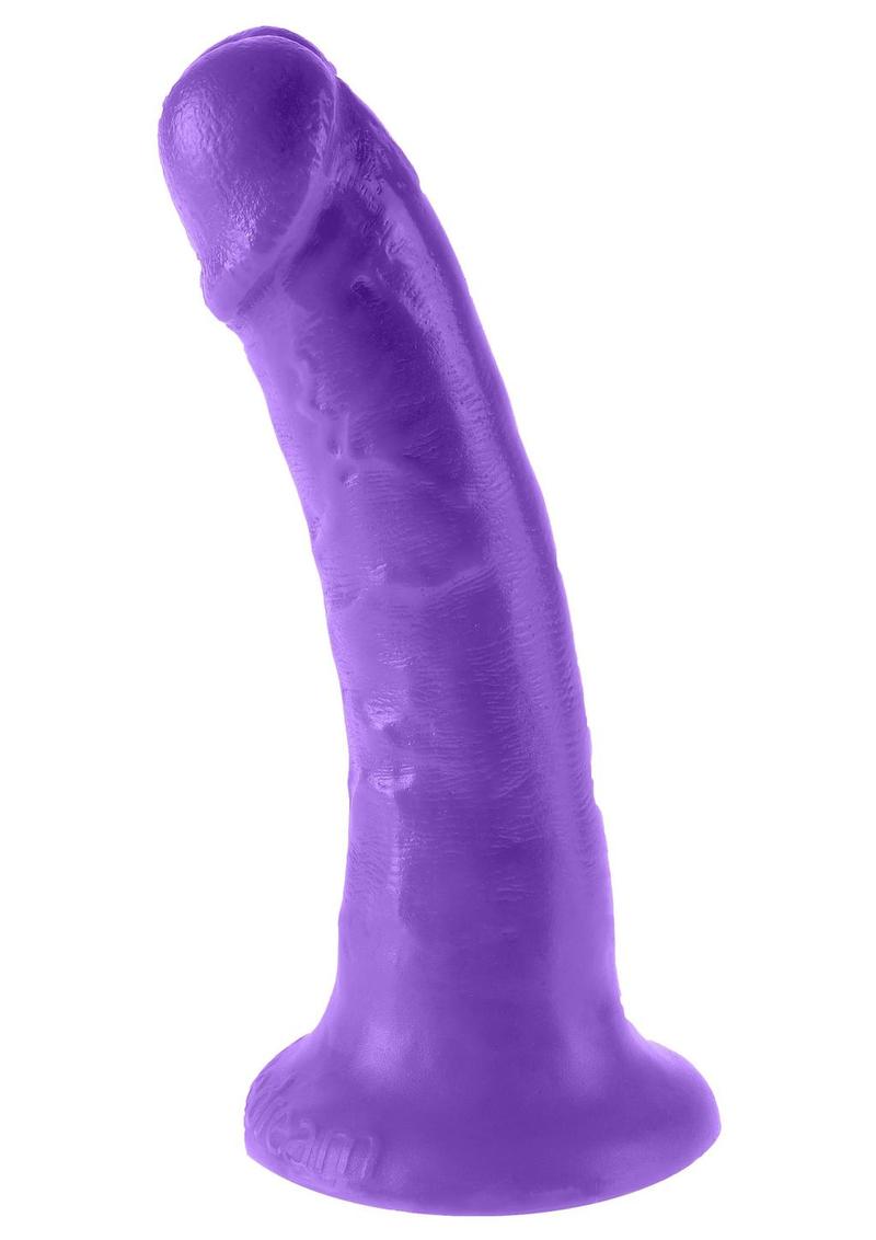 Dillio Realistic Slim Dildo - Purple - 6in