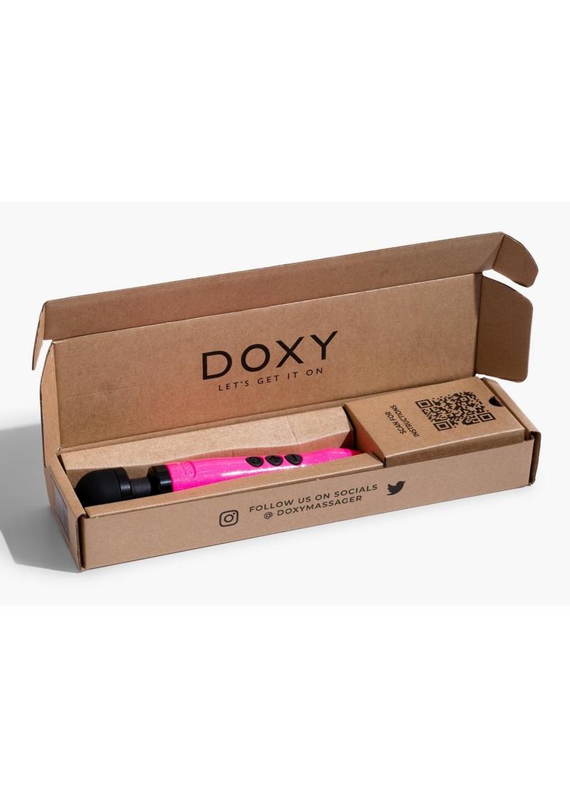 Doxy Die Cast 3 Wand Plug-In Wand Massager - Hot Pink/Pink