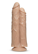 Dr. Skin Double Trouble Dual Penetrating Dildo with Suction Cup