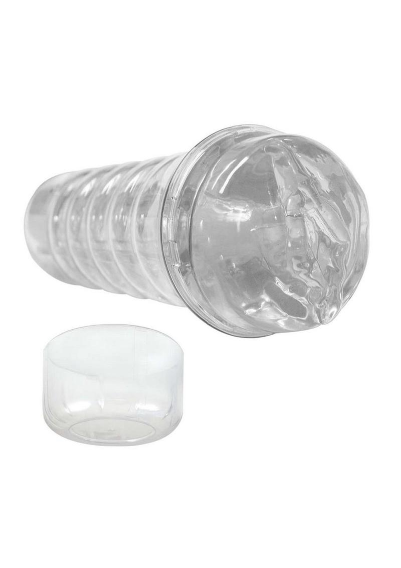 Dream-Lite Crystal Vagina Masturbator - Clear