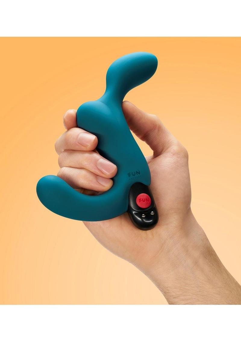 Duke Silicone Vibrating Prostate Anal Plug - Deep Sea