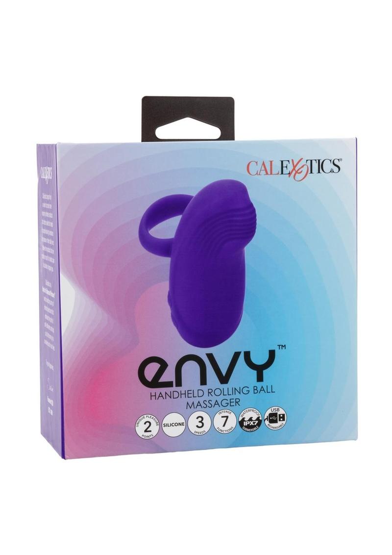 Envy Handheld Rolling Ball Silicone Rechargeable Massager
