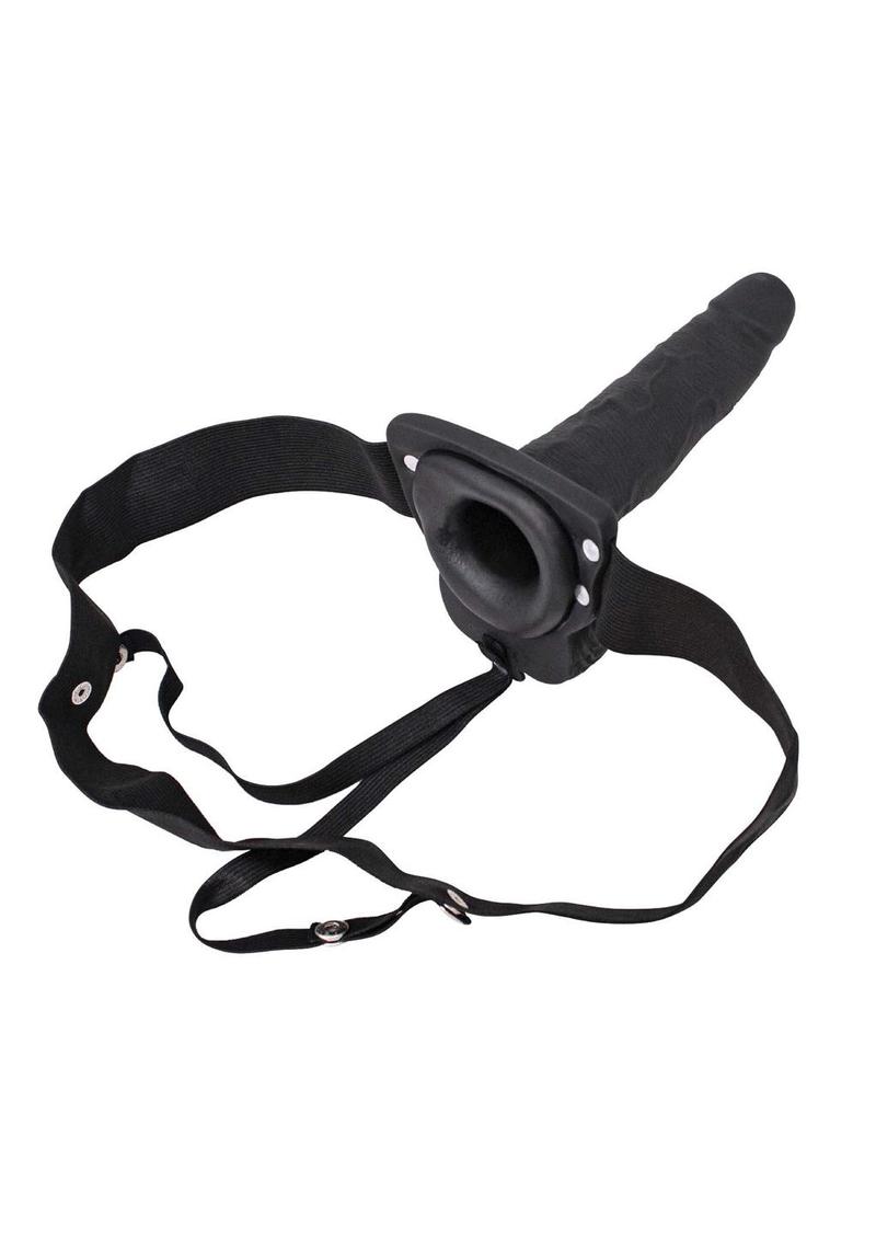 Erection Assistant Hollow Vibrating Strap-On