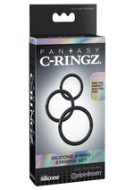 Fantasy C-Ringz Silicone 3-Ring Stamina Cock Ring