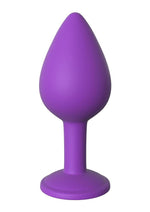 Fantasy For Her Her Little Gem Medium Plug Anal Play Silicone Waterproof - Purple - Medium