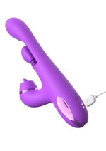 Fantasy For Her Intimotion Pulse Pro Rechargeable Silicone Vibrator with A Clitoral Stimulator