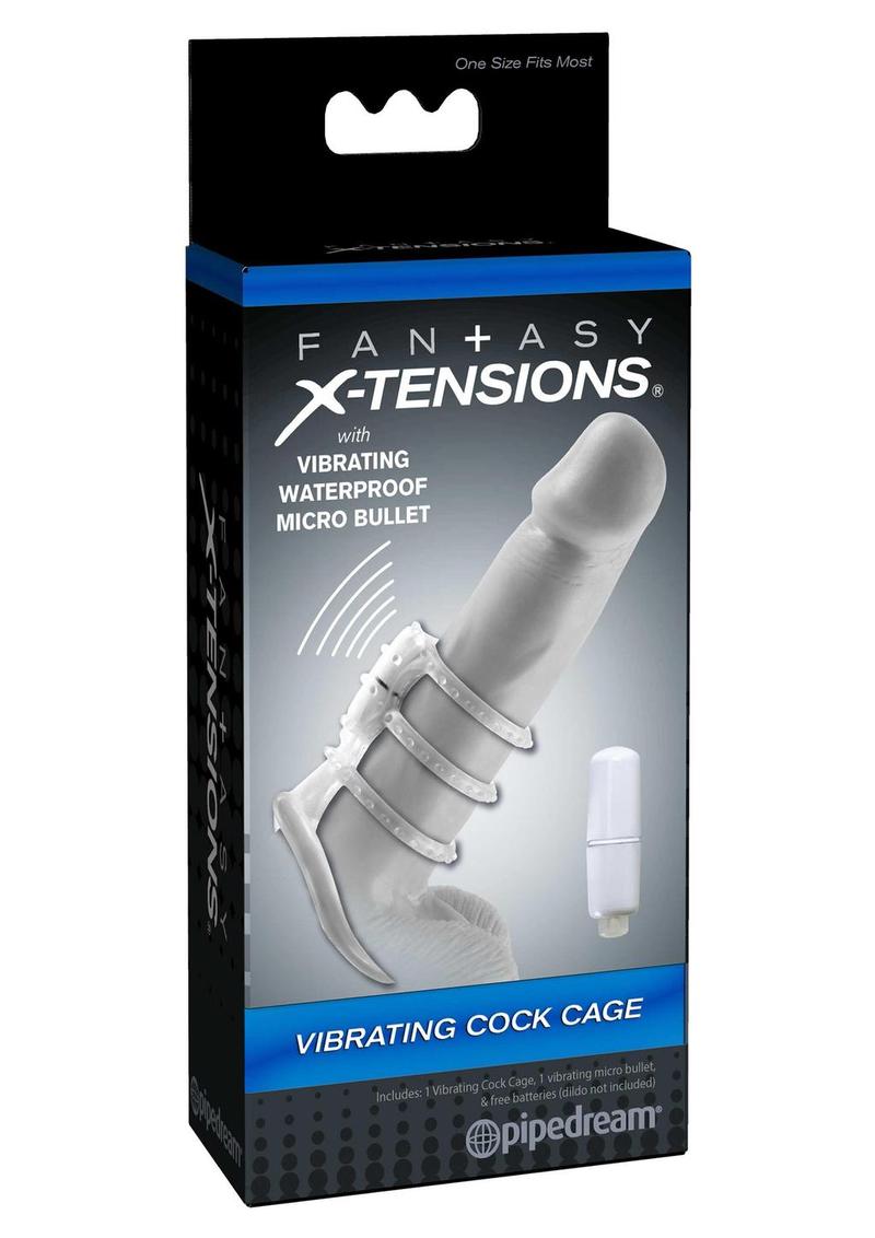 Fantasy X-Tensions Vibrating Cock Cage Waterproof