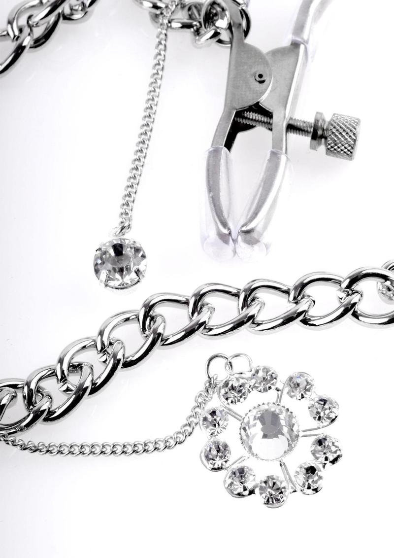 Fetish Fantasy Series Crystal Nipple Clamps