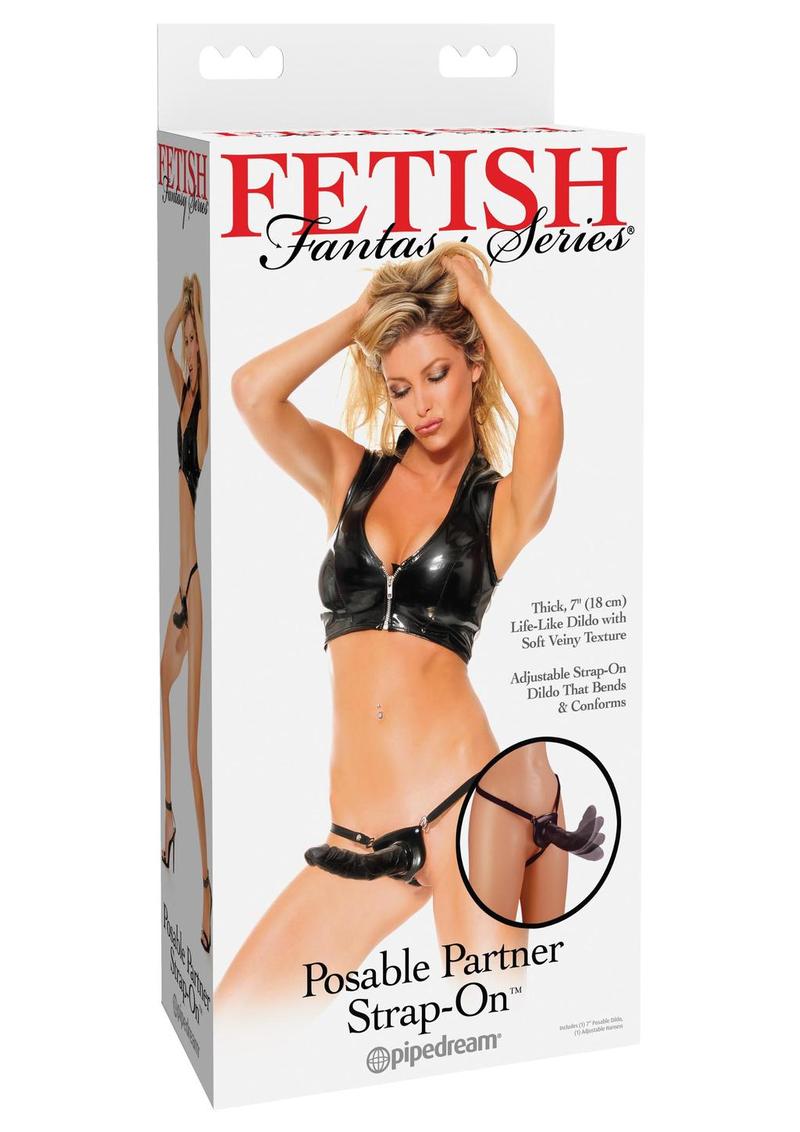Fetish Fantasy Series Posable Partner Strap-On Dildo and Adjustable Harness