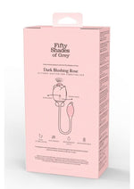 Fifty Shades Of Grey Dark Blushing Rose Rechargeable Silicone Clitoral Stimulator
