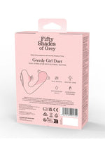 Fifty Shades Of Grey Greedy Girl Duet Rechargeable Silicone Dual Stimulator