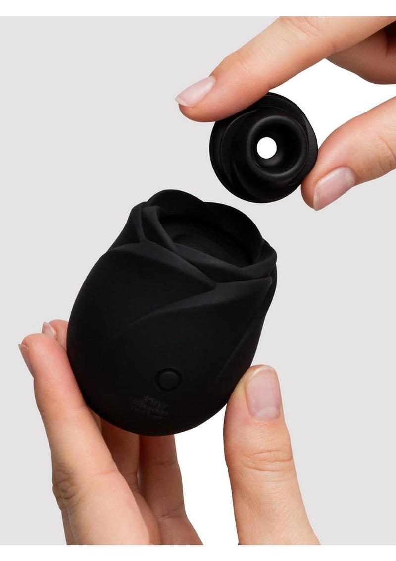 Fifty Shades Of Grey Hearts and Flowers Rose 2.0 Rechargeable Silicone Clitoral Stimulator