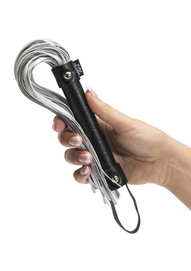 Fifty Shades Of Grey Please Sir Flogger - Black/Silver