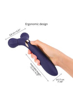 Fireball Rechargeable Silicone Vibrator - Blue/Midnight Indigo