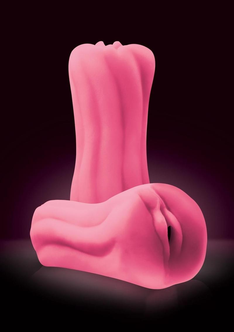 Firefly Yoni Silicone Masturbator Glow In The Dark - Pussy - Glow In The Dark/Pink