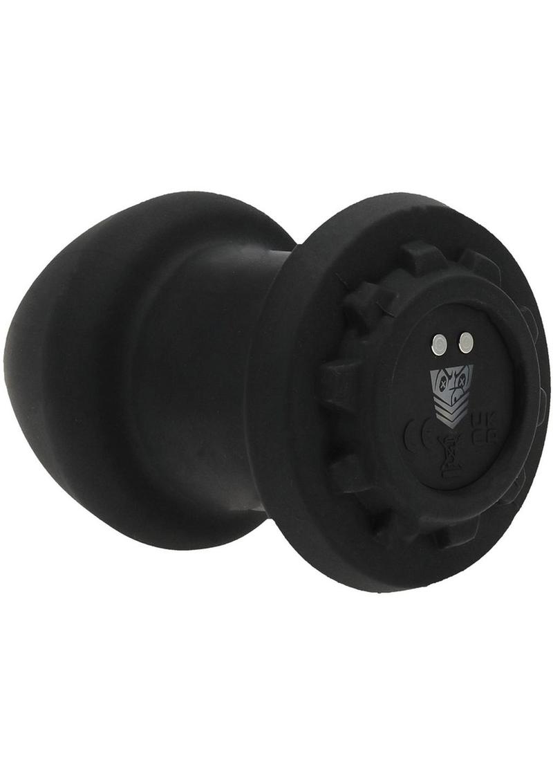 Fort Troff Robo Rimmer Rechargeable Silicone Anal Plug - Black