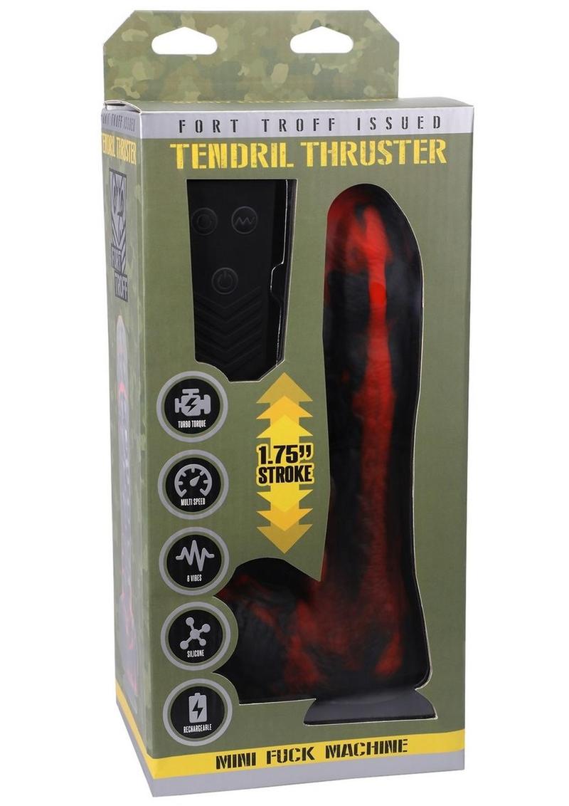 Fort Troff's Tendrill Thruster Rechargeable Silicone Mini Machine - Red