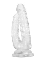 Gender X Dualistic Double-Shafted Dildo - Clear - 9in