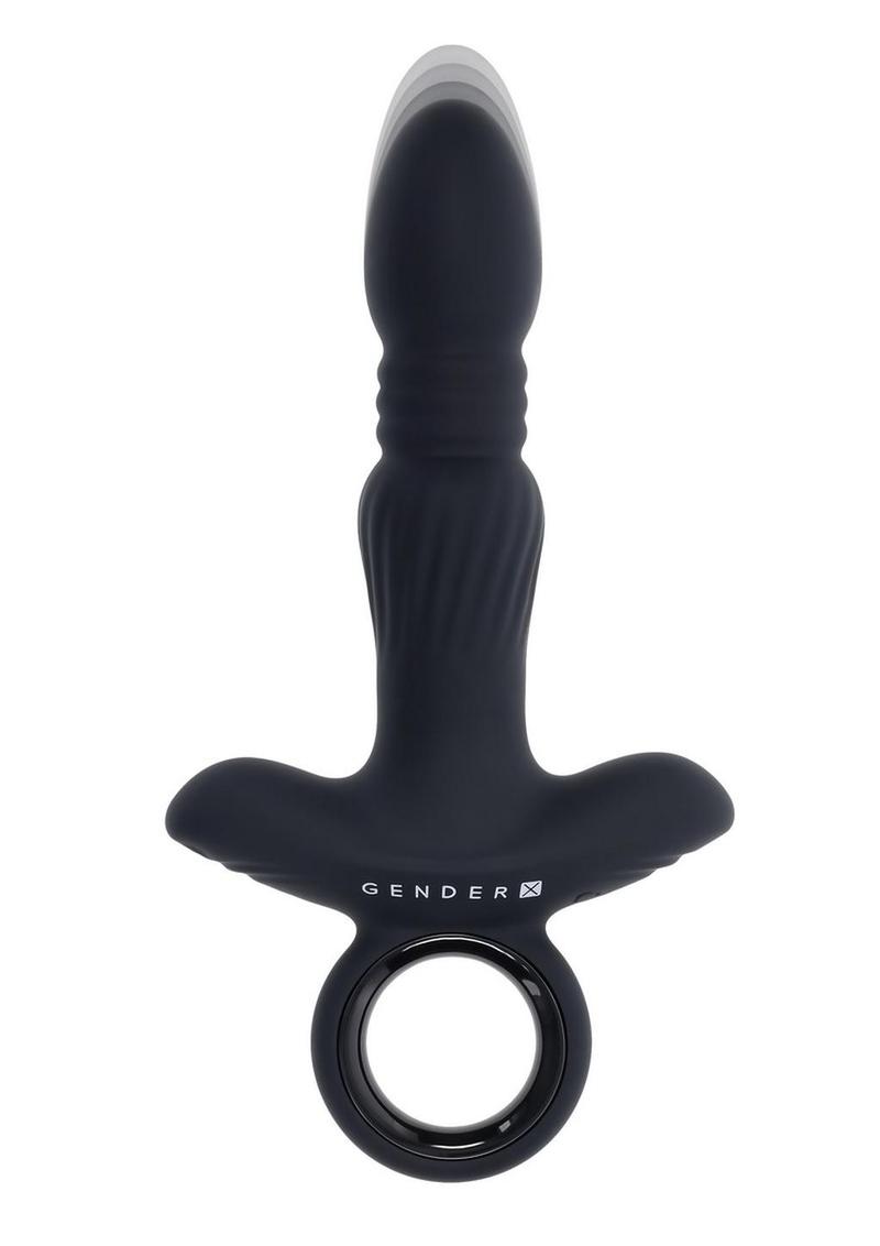 Gender X Slayer Rechargeable Silicone Thrusting Anal Vibrator