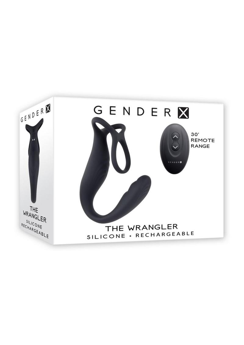 Gender X The Wrangler Rechargeable Silicone Triple Stimulating Anal Vibrator with Remote