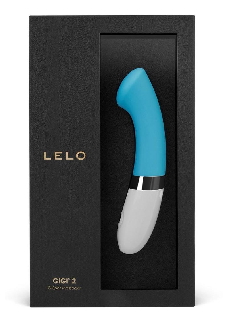 Gigi 2 Rechargeable G-Spot Massager - Blue/Turquoise