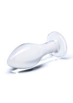 Glas Classic Glass Butt Plug - Clear - 4in