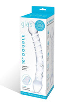 Glas Double Trouble Glass Dildo - Clear