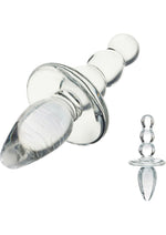 Glas Titus Beaded Butt Plug