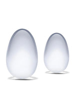 Glas Yoni Eggs - Clear - 2 Piece