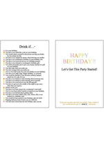 Greeting Card - Drink If... Card Game