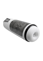 Gx Get Your Stroke On Rechargeable Silicone Thrusting Stroker - White
